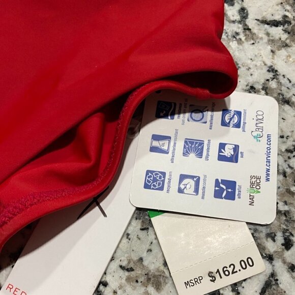 Red Carter Swimsuit Size L - Picture 5 of 7